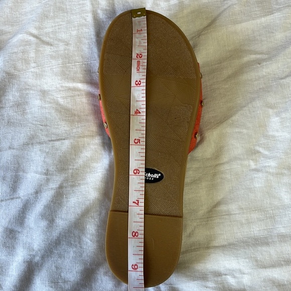 Dr. Scholl's Women's Originalist Slide Sandals in Coral red size 6 - Picture 9 of 9